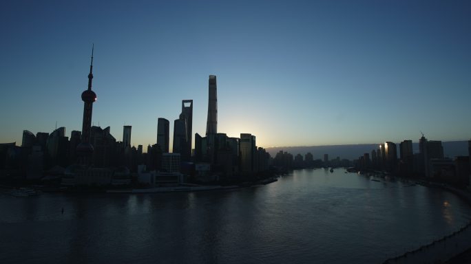 上海 陆家嘴 日出