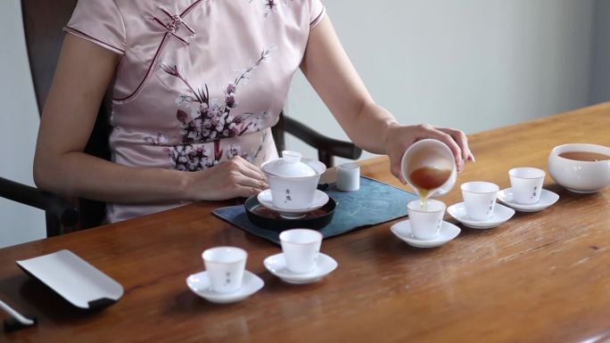 茶室茶道茶壶茶桌茶艺