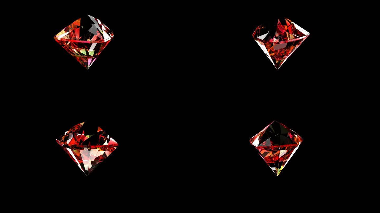 红色钻石婚钻