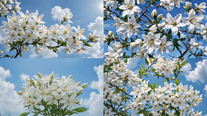 唯美茉莉花写实特写cg茉莉花