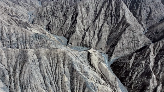 帕米尔高原千年古道塔莎古道山脉峡谷戈壁滩