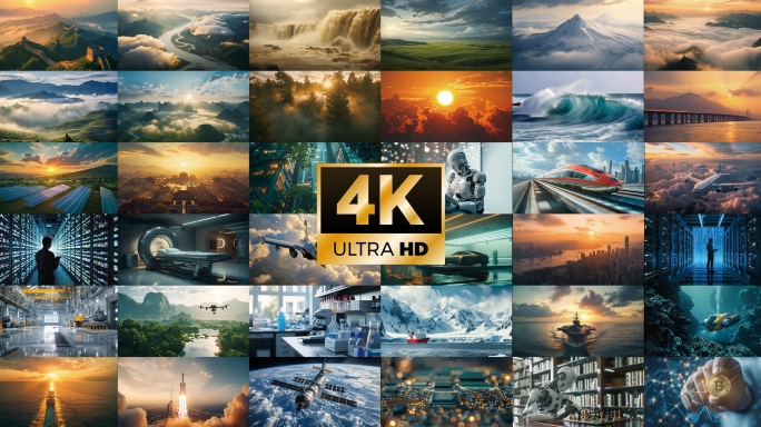 中国科技发展自然森林风景美丽中国大国重器