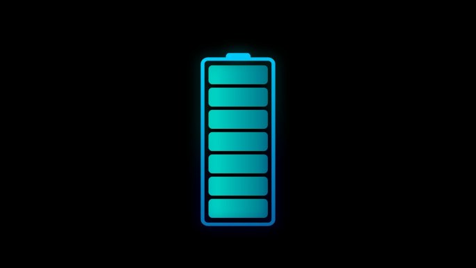 电池充电动画电量增长动画图标