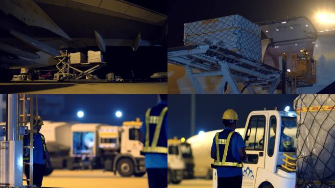 4k-机场物流货物装机容量货物装载