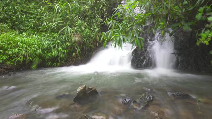 小河小溪河流天然氧吧山泉水流流淌山泉泉水