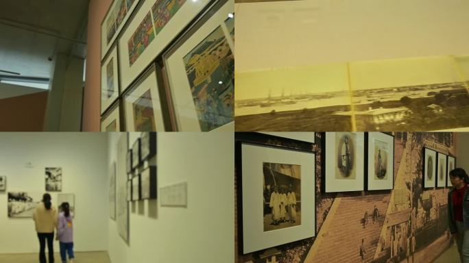 长沙谢子龙影像艺术馆，各类参观画展的人群