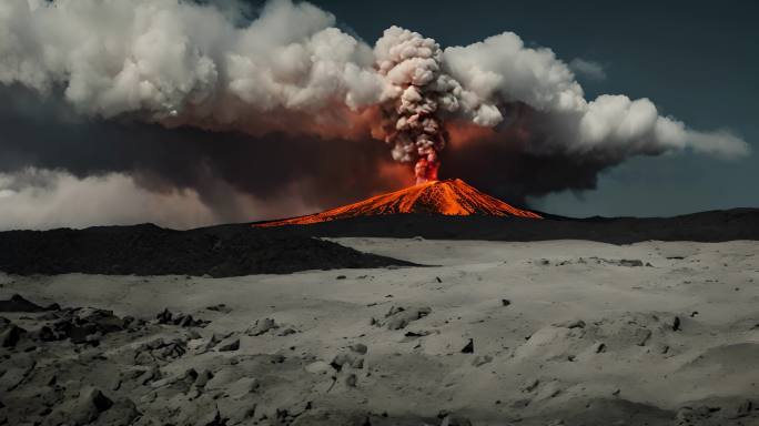 火山爆发4k60p