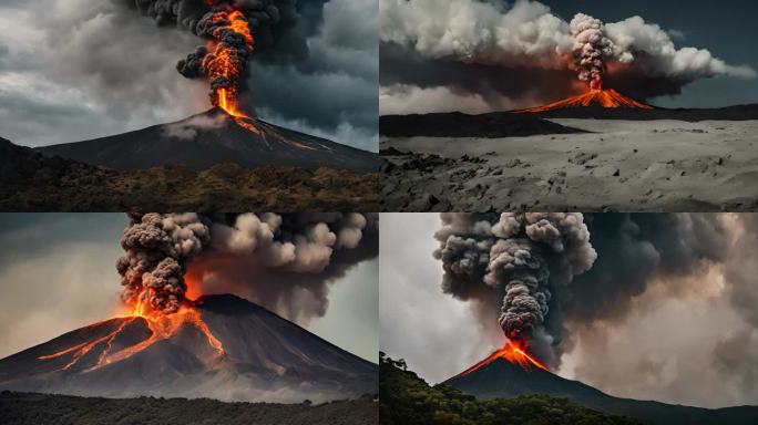 火山爆发4k60p