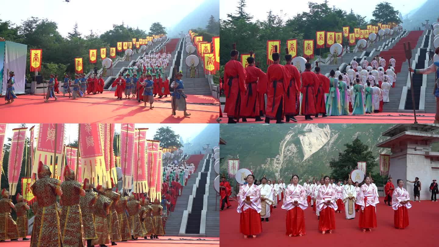 汶川羌族大禹祭台华诞祭祀大典