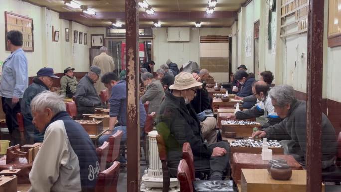 日本京都锦市场围棋与射箭