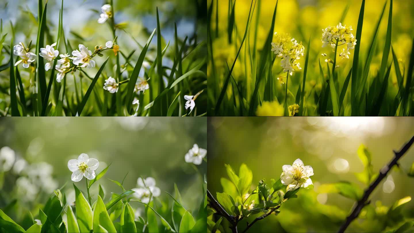 横版-春意盎然万物复苏植物生机勃勃