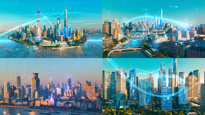 上海大气科技城市4K/AE模板