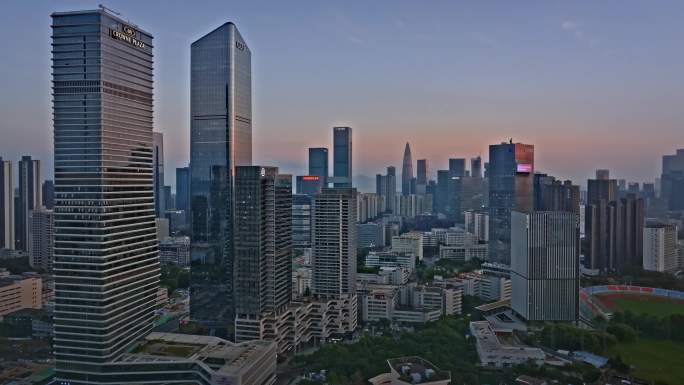 大楼加班夜景 写字楼办公 城市建筑夜景