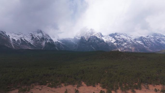 玉龙雪山4K航拍