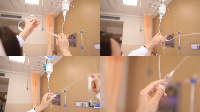 医院护士输液视频
