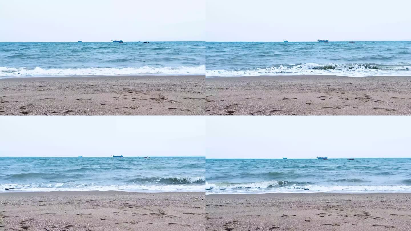 海水沙滩