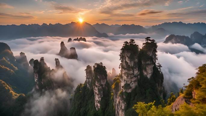 大美河山壮丽山河祖国风光美景