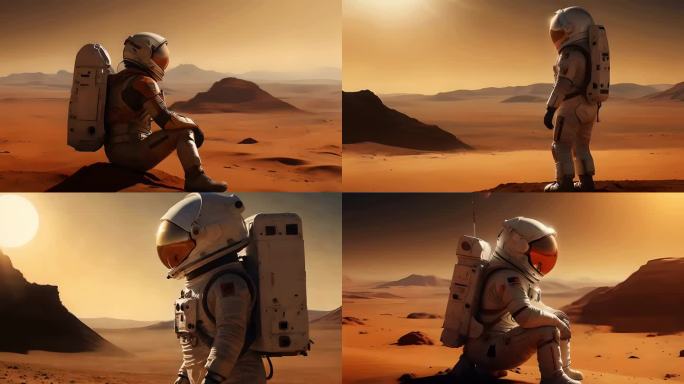 火星上孤独的宇航员
