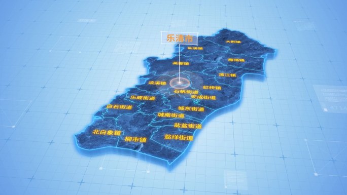乐清市蓝色三维科技区位地图