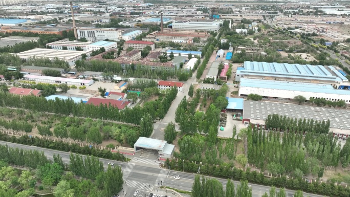 包头市内蒙古第二机械制造总厂4k航拍
