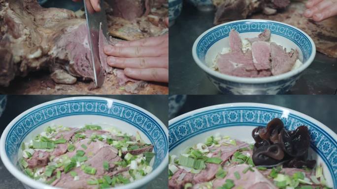 牛肉泡馍制作陕西美食特色