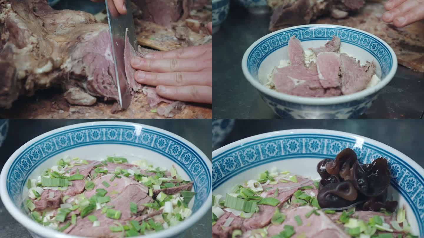 牛肉泡馍制作陕西美食特色