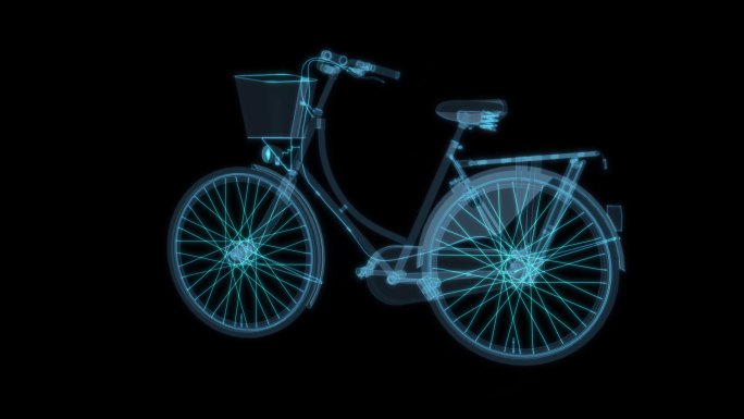 老式自行车2科幻透明 交通工具科幻透明9