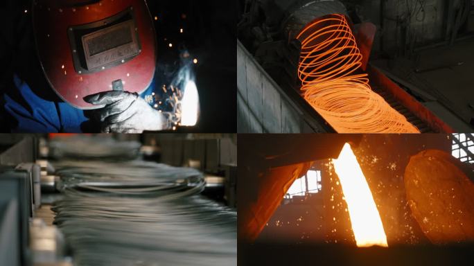工厂 工业 炼钢 钢材 工人