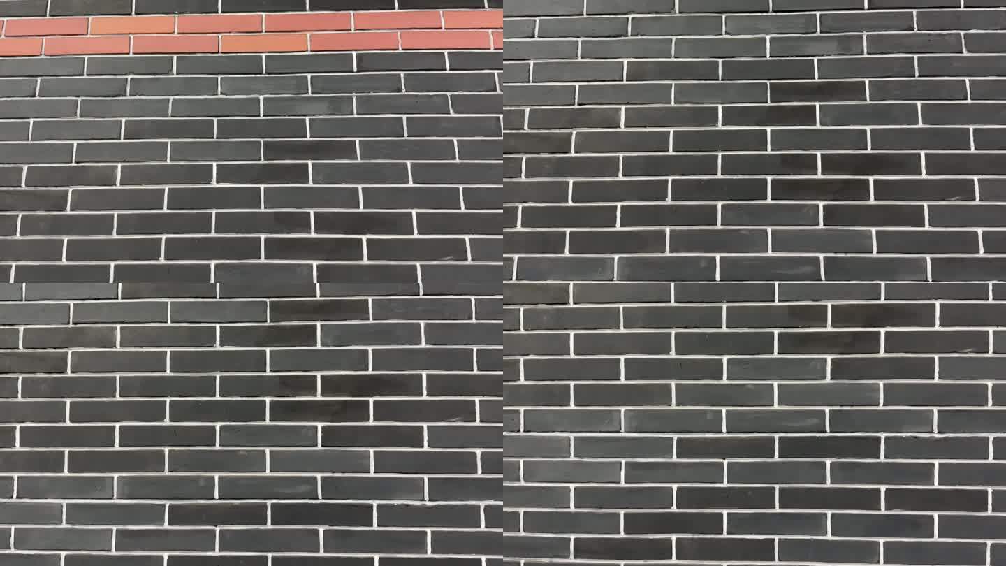 4K原创 灰色砖墙