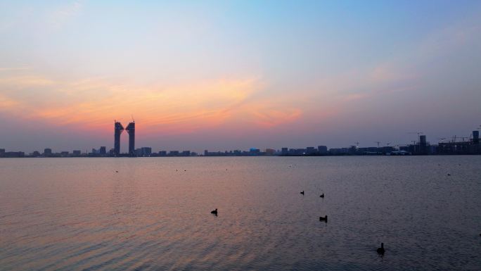 临港滴水湖 临港新城