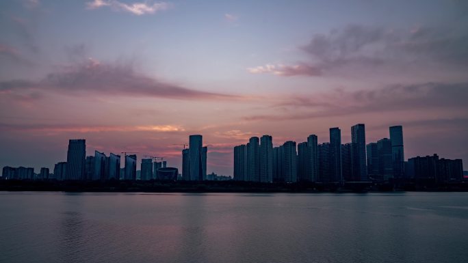 长沙_湘江风光_江边夜景008