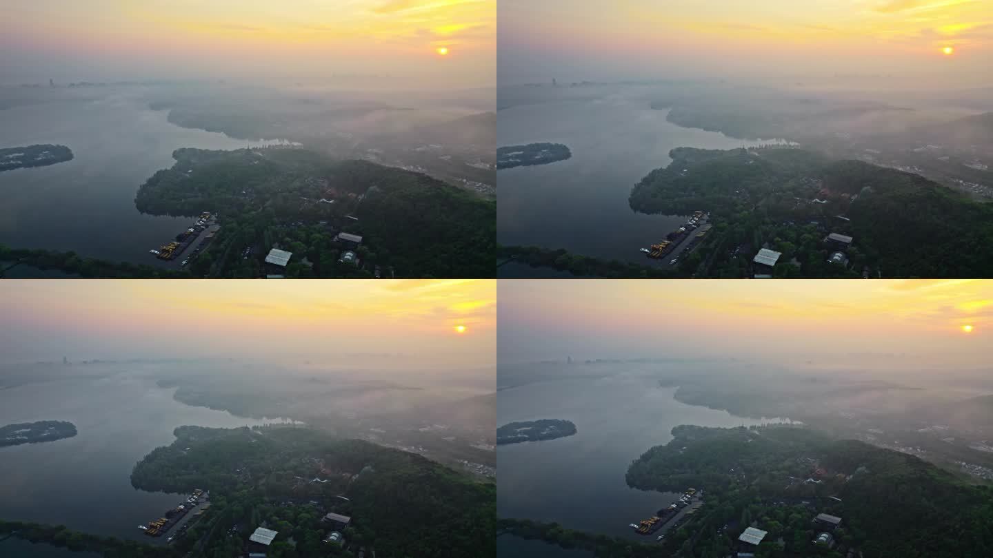 云雾西湖 雷峰塔日出