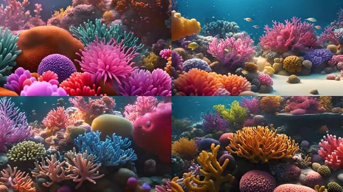 海底 美丽的珊瑚