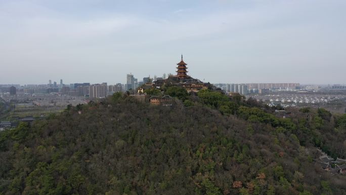 南通狼山风景区航拍