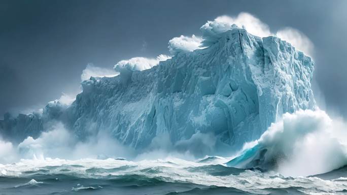冰山冰川海洋南极 景观 北极 雪山 冰岛