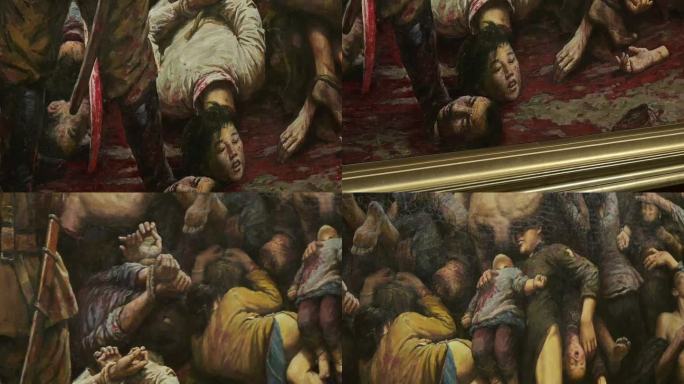 李自建美术馆-油画-南京大屠杀