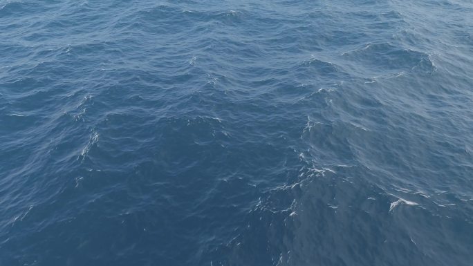 真实海洋海面-慢镜头4k
