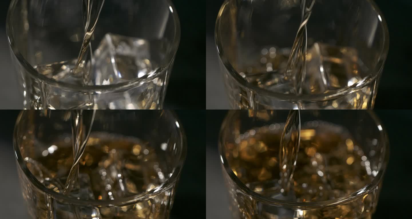 威士忌倒入酒杯4