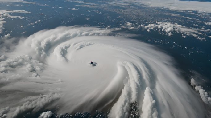 气象学家分析恶劣天气飓风台风