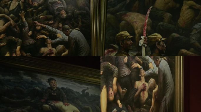 南京大屠杀-油画展-微距大合集