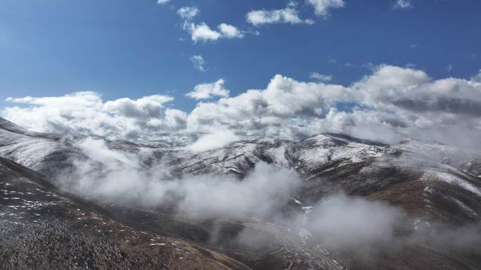 雪山 青藏高原 久治 青海 青海风光