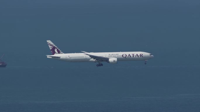 波音747,777,787降落香港机场