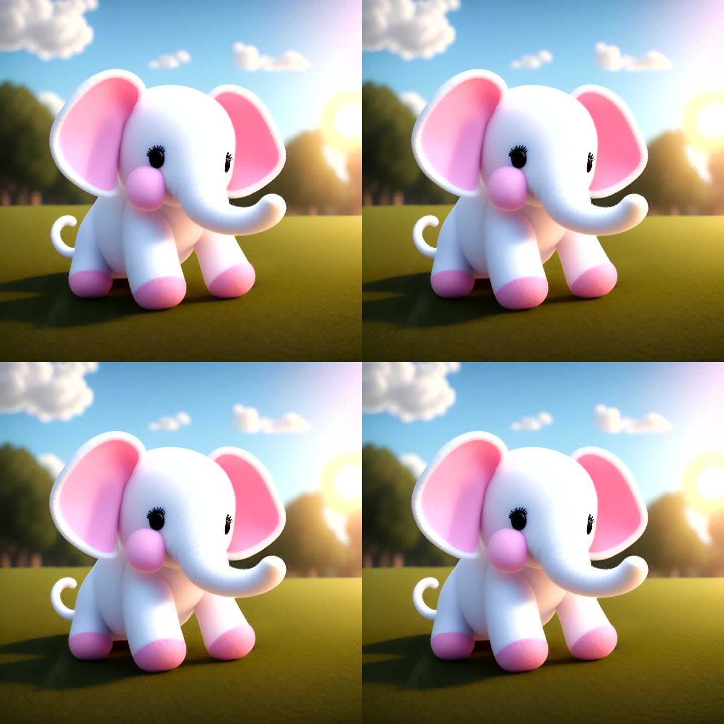 粉红小象