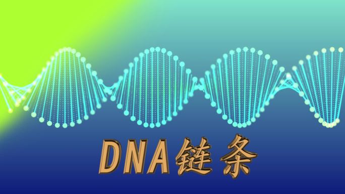 DNA链条 粒子