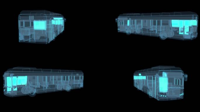 电车公交车 长途大巴巴士公共汽车公交9