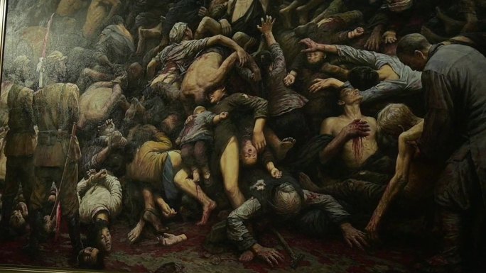 南京大屠杀油画展-李自建美术馆