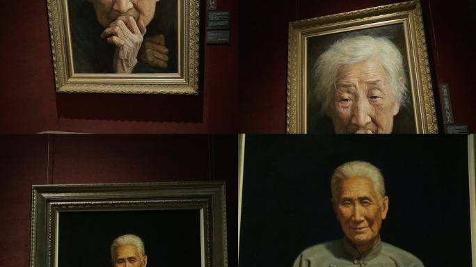 油画，南京大屠杀-幸存者-李自建美术馆