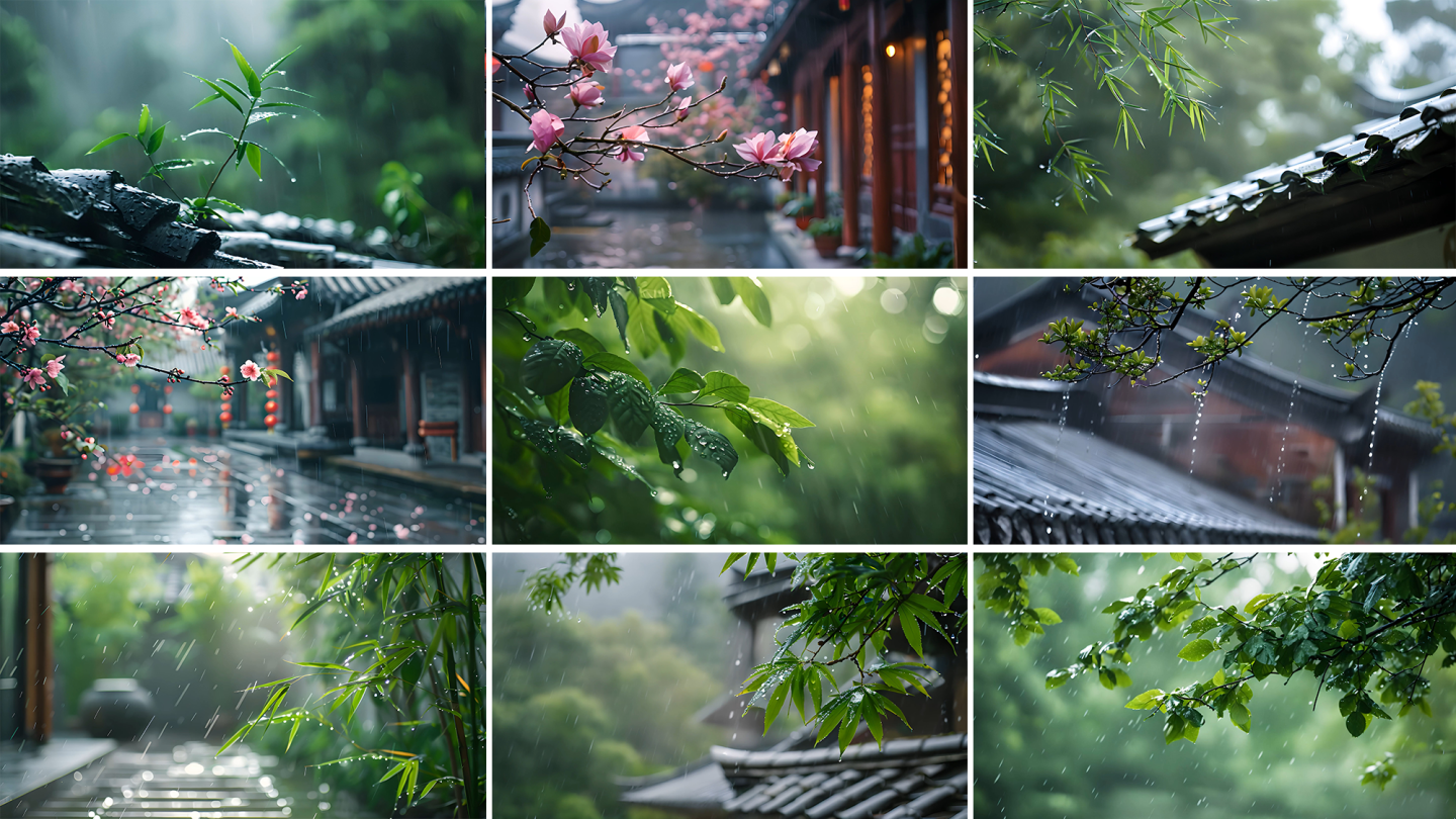 谷雨 春雨 江南烟雨