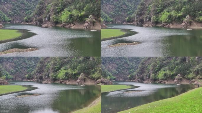 浙江温州永嘉大矼村航拍