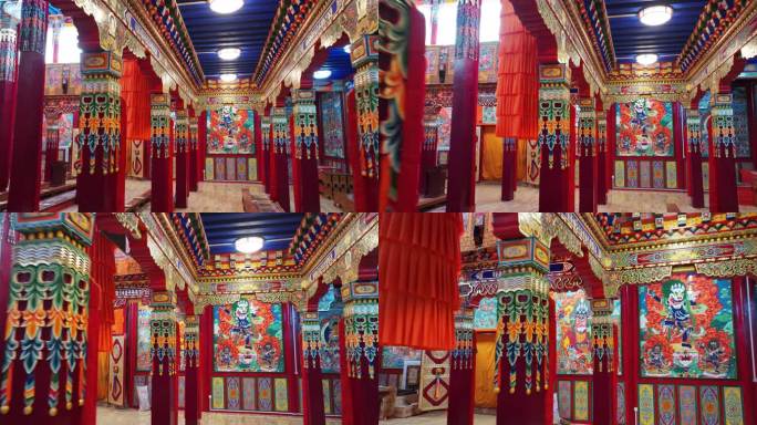 寺院 藏教 藏族寺院 唐卡 藏族文化